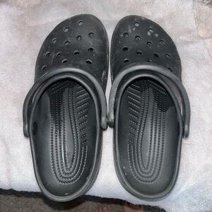 Black crocs